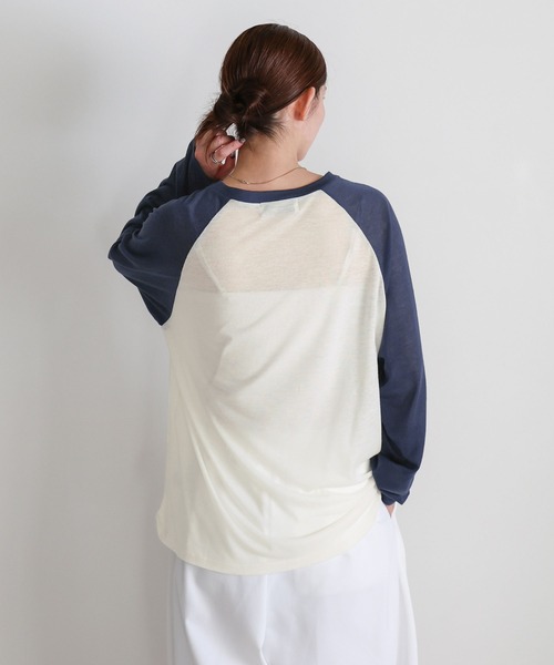 select MOCA（セレクトモカ） tシャツ シアーラグランロングスリーブT