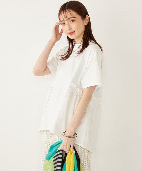 19180円 IRO＋IRO お天気カラーのドッキングWeatherトップス SHIPS Colors（シップスカラーズ） tシャツ SHIPS Colors:「手洗い可能