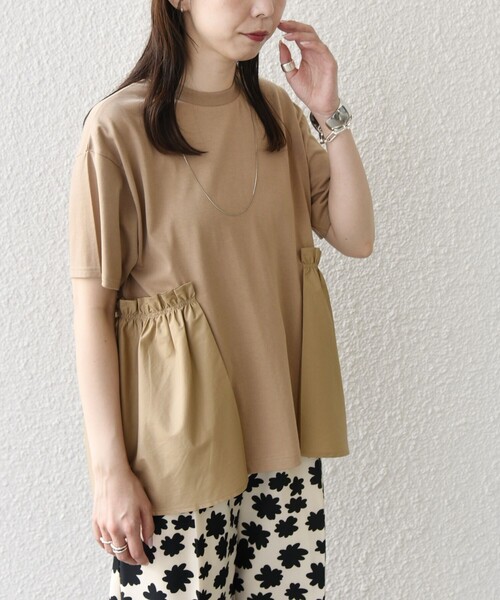 美品✨華やぐバルーンスリーブぺプラムトップスときれいなスリットパンツのセット BD013884-2023S-m-02-pl_grande.