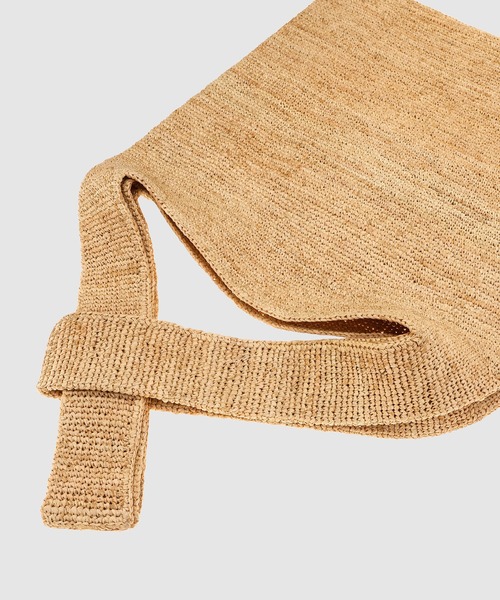 トートバッグ Two-tone Raffia Shopping Bag seya. トートバッグ RAFFIA SHOPPING BAG レディース : ZOZOTOWN