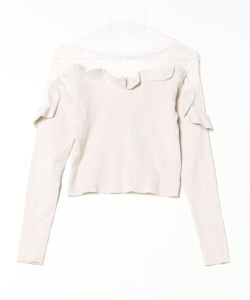 格安，2025 「SNIDEL」 長袖ブラウス FREE アイボリー レディース