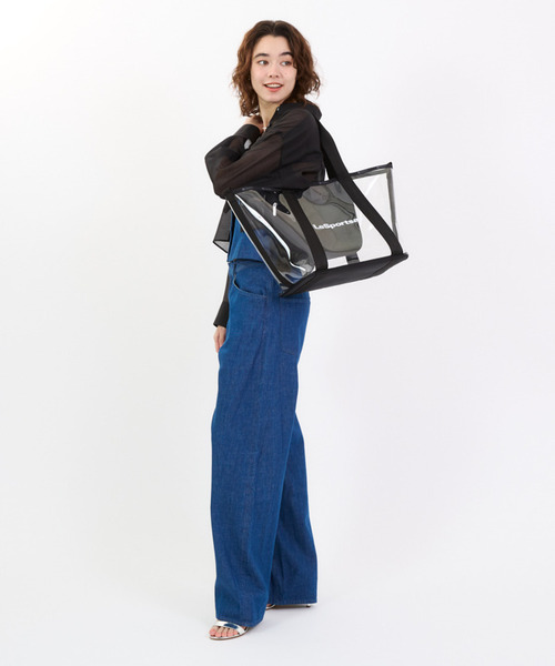 LeSportsac トートバッグ CLEAR E/W TOTE クリアオニキス