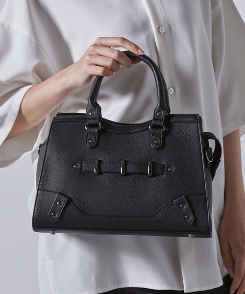 clel ミニボストン 2way ショルダー/ハンド バッグ CLEL ハンドバッグ 「CLEL」Mini Boston 2way Shoulder/Hand Bag