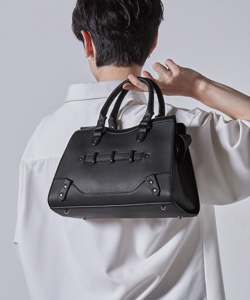 clel ミニボストン 2way ショルダー/ハンド バッグ CLEL ハンドバッグ 「CLEL」Mini Boston 2way Shoulder/Hand Bag