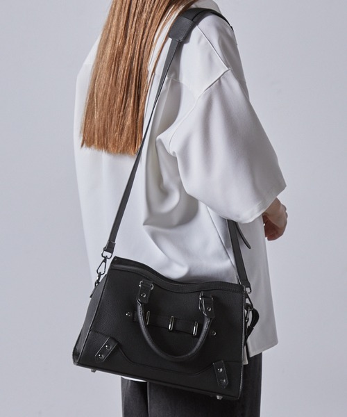 CLEL ハンドバッグ 「CLEL」Mini Boston 2way Shoulder/Hand Bag