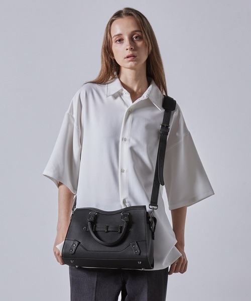clel ミニボストン 2way ショルダー/ハンド バッグ CLEL ハンドバッグ 「CLEL」Mini Boston 2way Shoulder/Hand Bag