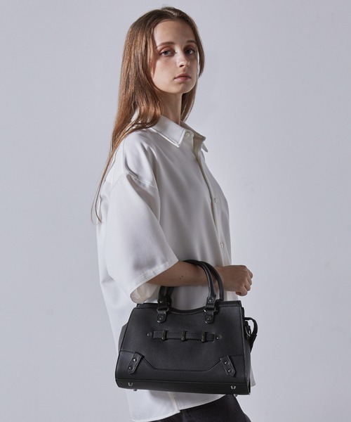 clel ミニボストン 2way ショルダー/ハンド バッグ CLEL ハンドバッグ 「CLEL」Mini Boston 2way Shoulder/Hand Bag