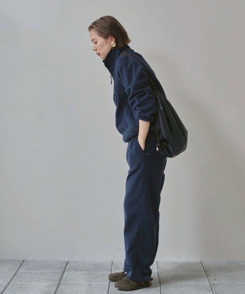 TODAYFUL トレーナー スウェット Halfzip Fleece Pullover レディース