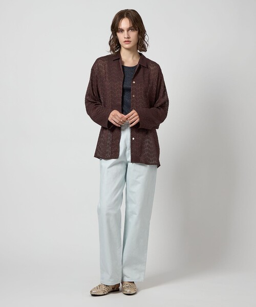 ブラウス シャツ 「Steven Alan」シフォン ジャガード シャツ レディース STEVEN ALAN ブラウス シャツ 「Steven Alan」シフォン