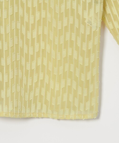ブラウス シャツ 「Steven Alan」シフォン ジャガード シャツ レディース STEVEN ALAN ブラウス シャツ 「Steven Alan」シフォン