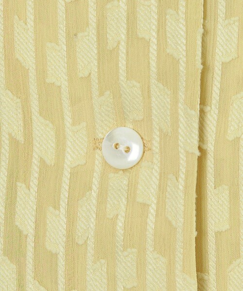 ブラウス シャツ 「Steven Alan」シフォン ジャガード シャツ レディース STEVEN ALAN ブラウス シャツ 「Steven Alan」シフォン