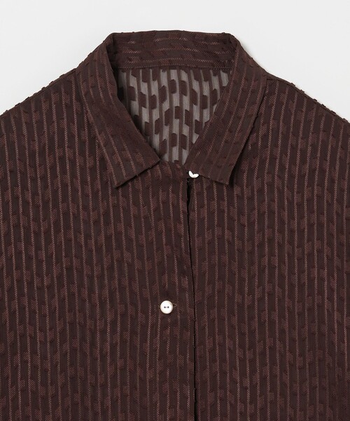 ブラウス シャツ 「Steven Alan」シフォン ジャガード シャツ レディース STEVEN ALAN ブラウス シャツ 「Steven Alan」シフォン