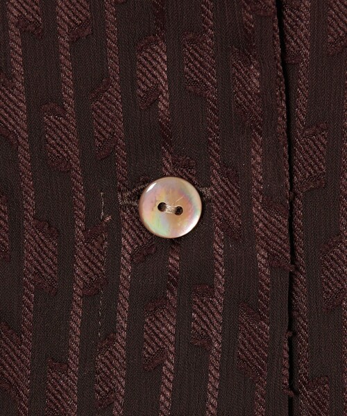 ブラウス シャツ 「Steven Alan」シフォン ジャガード シャツ レディース STEVEN ALAN ブラウス シャツ 「Steven Alan」シフォン