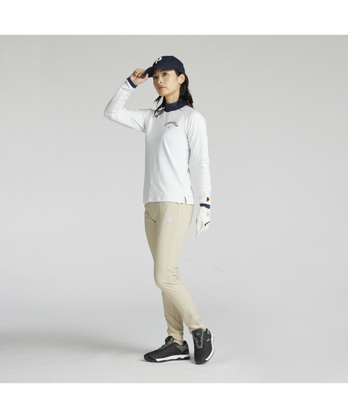 PUMA レディース ゴルフパンツ ホワイト PUMA（プーマ） パンツ ウィメンズ ゴルフ PC ストレッチダブル スリム