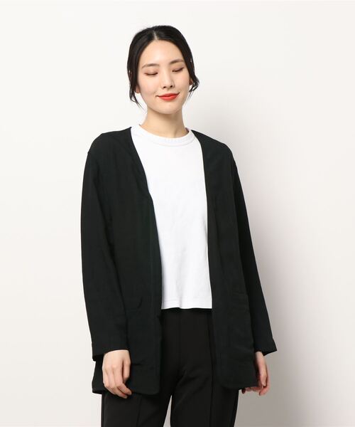 「Spick & Span」 ノーカラージャケット 36 ブラック レディース