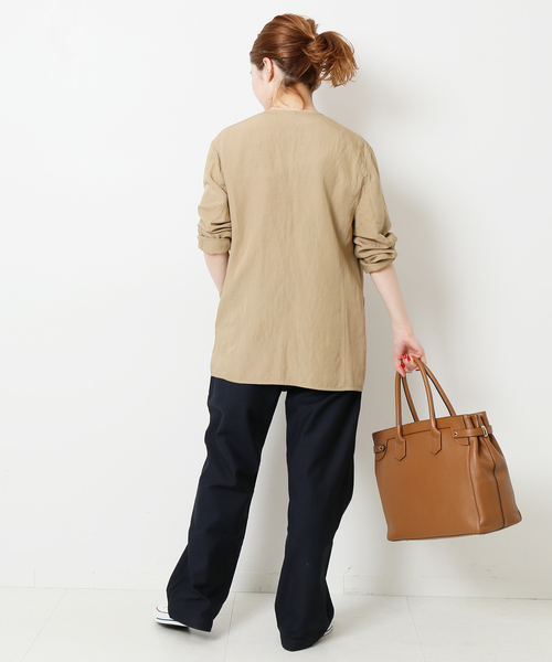 「Spick & Span」 ノーカラージャケット 36 ブラック レディース