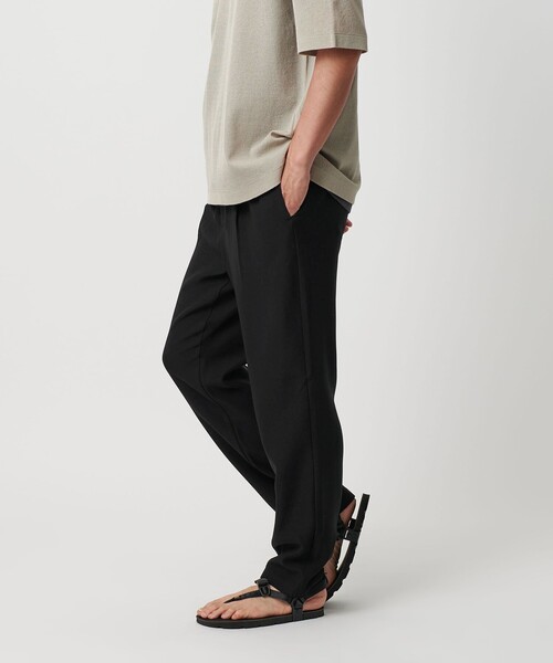 UNITED ARROWS  1プリーツ イージースリムテーパード パンツ フラノ イージー テーパード パンツ ‐ウォッシャブル‐
