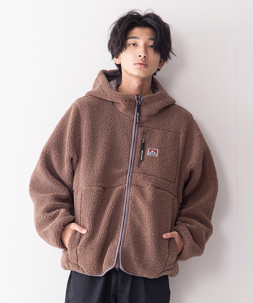 「BEN DAVIS」 ジップアップブルゾン MEDIUM ブラック メンズ_画像3