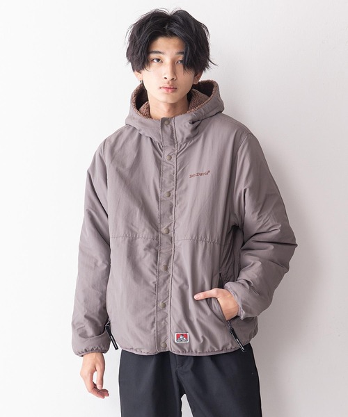 「BEN DAVIS」 ジップアップブルゾン MEDIUM ブラック メンズ_画像5