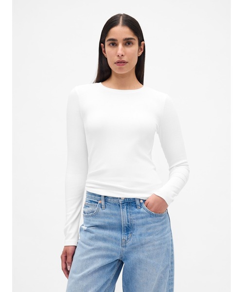 GAP（ギャップ） tシャツ モダン クルーネックTシャツ レディース