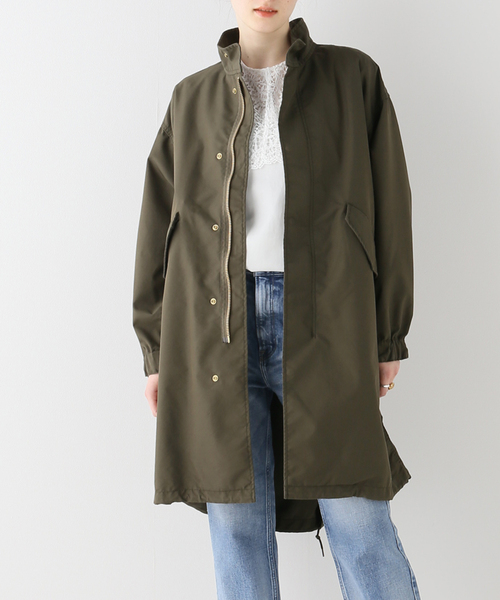 「IENA」 モッズコート 38 ベージュ レディース_画像3