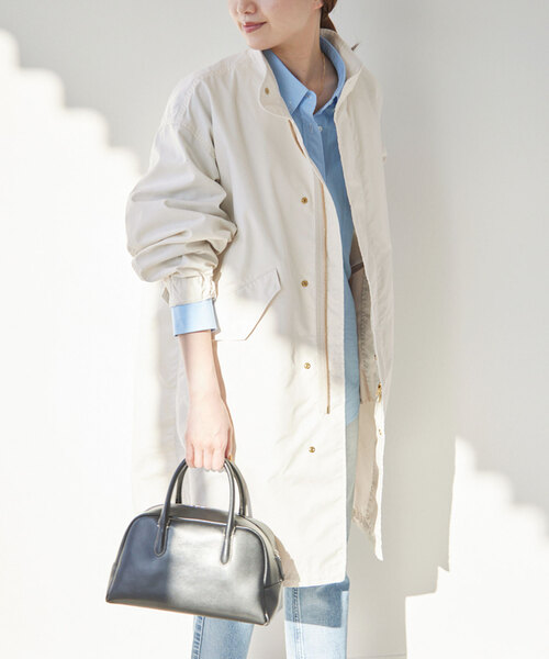 「IENA」 モッズコート 38 ベージュ レディース_画像8