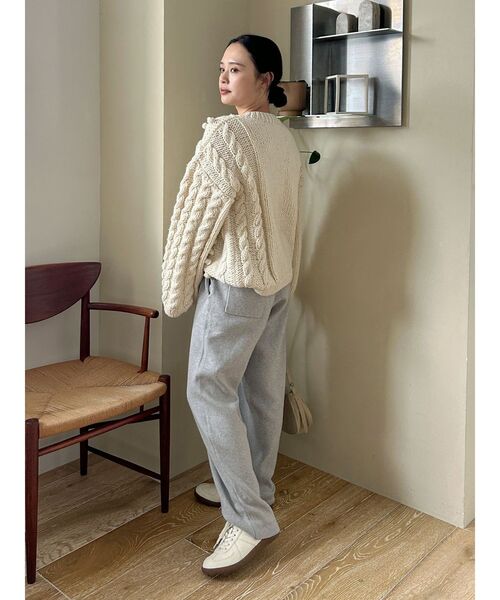 Ungrid パンツ カシミヤ混ニットパンツ レディース : ZOZOTOWN