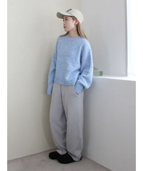 パンツ Ungrid Ungrid パンツ カシミヤ混ニットパンツ レディース : ZOZOTOWN