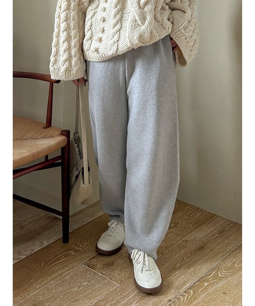 Ungrid パンツ カシミヤ混ニットパンツ レディース : ZOZOTOWN