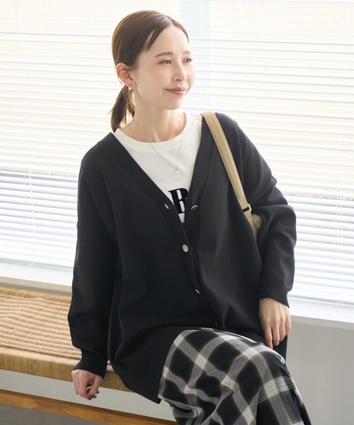 ROPE' PICNIC（ロペ ピクニック） カーディガン Vネックフォルム