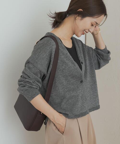 URBAN RESEARCH DOORS カーディガン ウォッシャブルドライニット