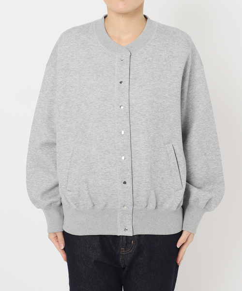 SLOBE IENA ダンボールクルーネックカーディガン グレーA 新品 ダンボールクルーネックカーディガン（カーディガン）｜SLOBE IENA
