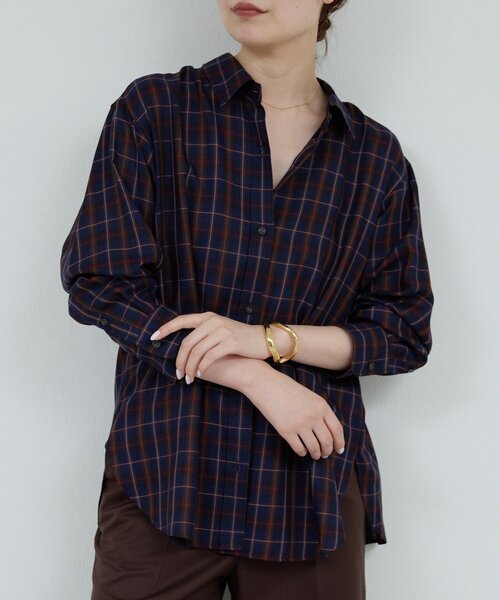 GALLARDAGALANTE ブラウス シャツ 「HERITANOVUM」ケープシャツ