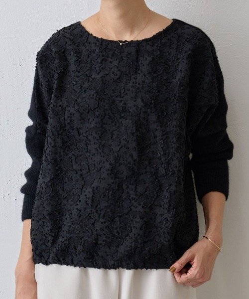 BEARDSLEY（ビアズリー） 長袖ニット FREE ブラック レディース