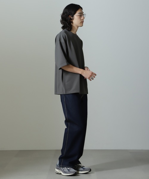 「NANO universe」 半袖Tシャツ M グレー メンズ_画像7