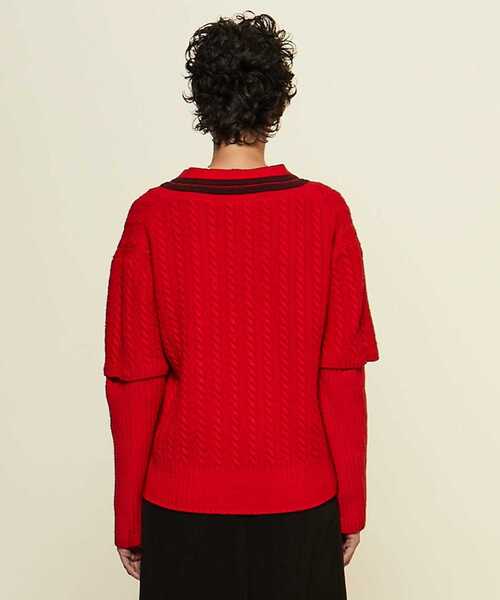 カレンテージ  ニット CURRENTAGE ニット セーター 「CURRENTAGE/カレンテージ」Tilden knit