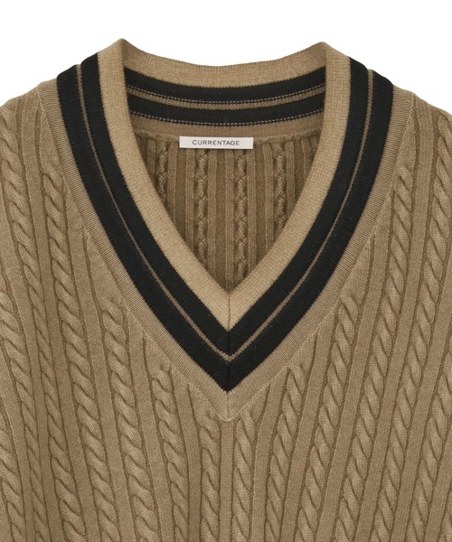 CURRENTAGE ニット セーター 「CURRENTAGE/カレンテージ」Tilden knit