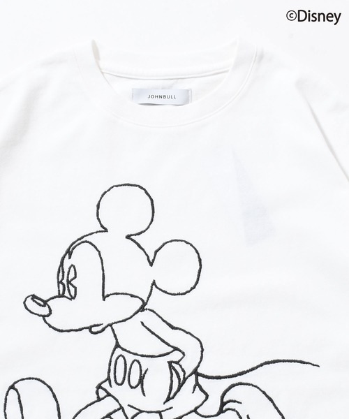 MICKEY MOUSE（ミッキーマウス） tシャツ MICKEY MOUSE / Embroidery T