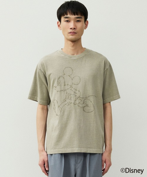 MICKEY MOUSE（ミッキーマウス） tシャツ MICKEY MOUSE / Embroidery T