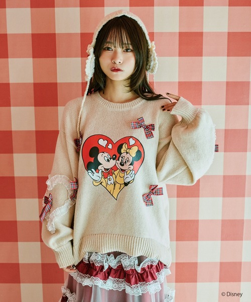 クティールとレトロ　ミッキーマウス　ニット kutir（クティール） ニット セーター 「クティールとレトロ」Disney