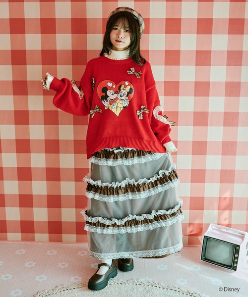 クティールとレトロ　ミッキーマウス　ニット kutir（クティール） ニット セーター 「クティールとレトロ」Disney