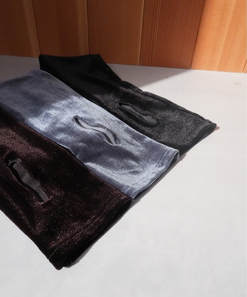 et.UNiVER アームカバー velor arm warmers レディース : ZOZOTOWN
