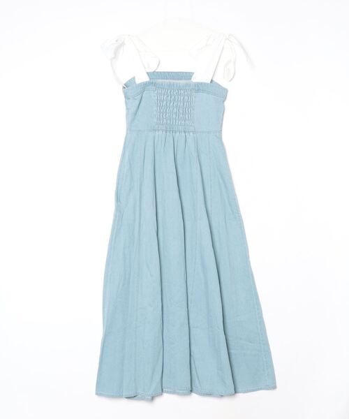 「dazzlin」 ベアトップワンピース MEDIUM ブルー レディース_画像2