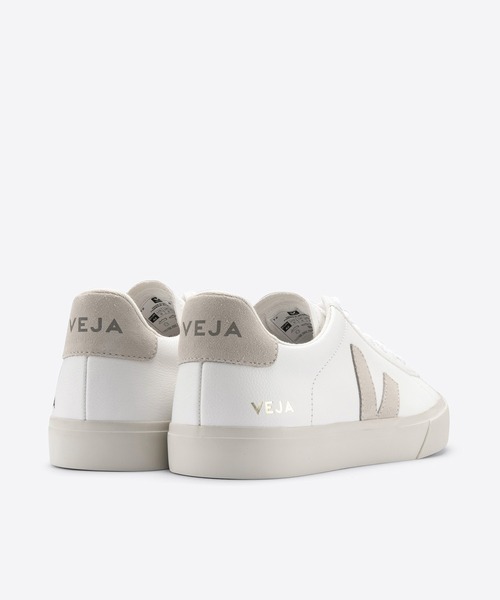 「VEJA」 ローカットスニーカー 39 ホワイト×ライトグレー レディース_画像6