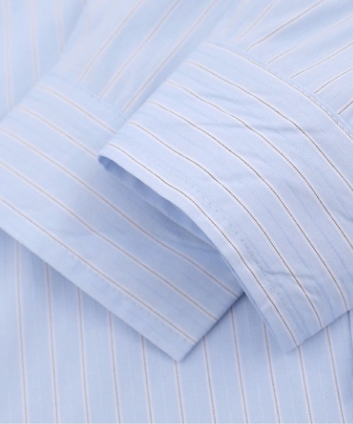 Yume様確認用 U：UME（ユーム） シャツ Check Stitching Stripe Shirt メンズ