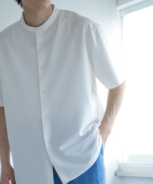 「SENSE OF PLACE by URBAN RESEARCH」 半袖シャツ MEDIUM ブルー メンズ_画像3