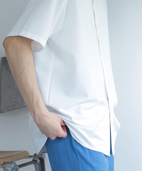 「SENSE OF PLACE by URBAN RESEARCH」 半袖シャツ MEDIUM ブルー メンズ_画像6