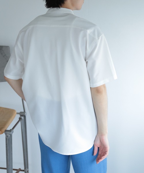 「SENSE OF PLACE by URBAN RESEARCH」 半袖シャツ MEDIUM ブルー メンズ_画像8