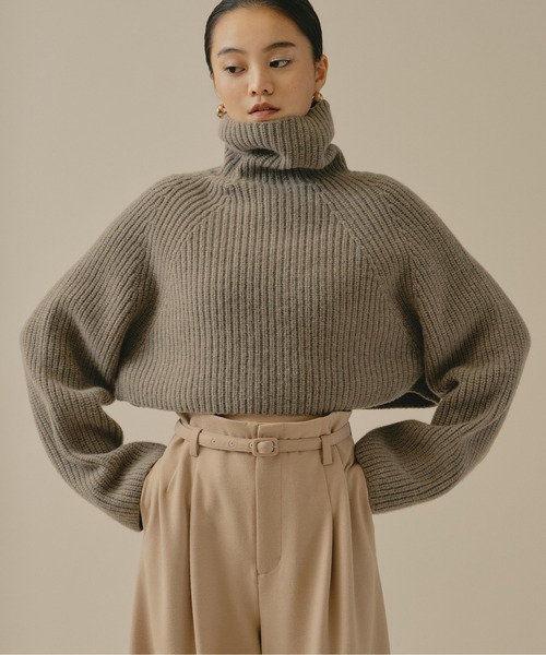 2025AW GALLARDAGALANTEタートルネックプルオーバー GALLARDAGALANTE（ガリャルダガランテ） タートルネックニット FREE