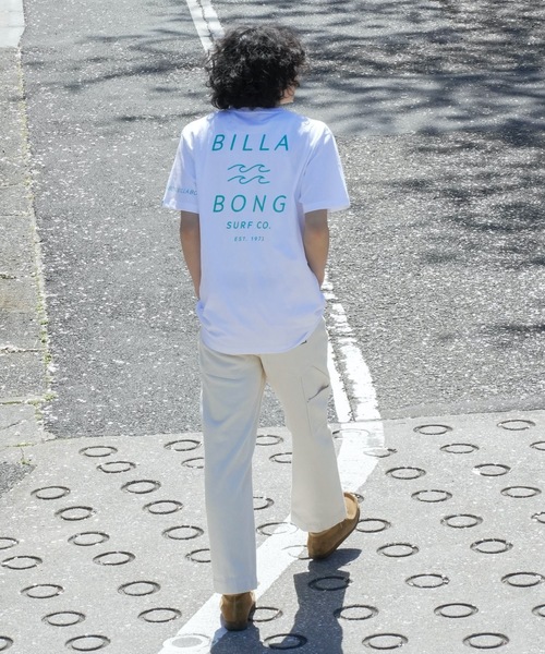 「BILLABONG」 半袖Tシャツ LARGE ミント メンズ_画像3